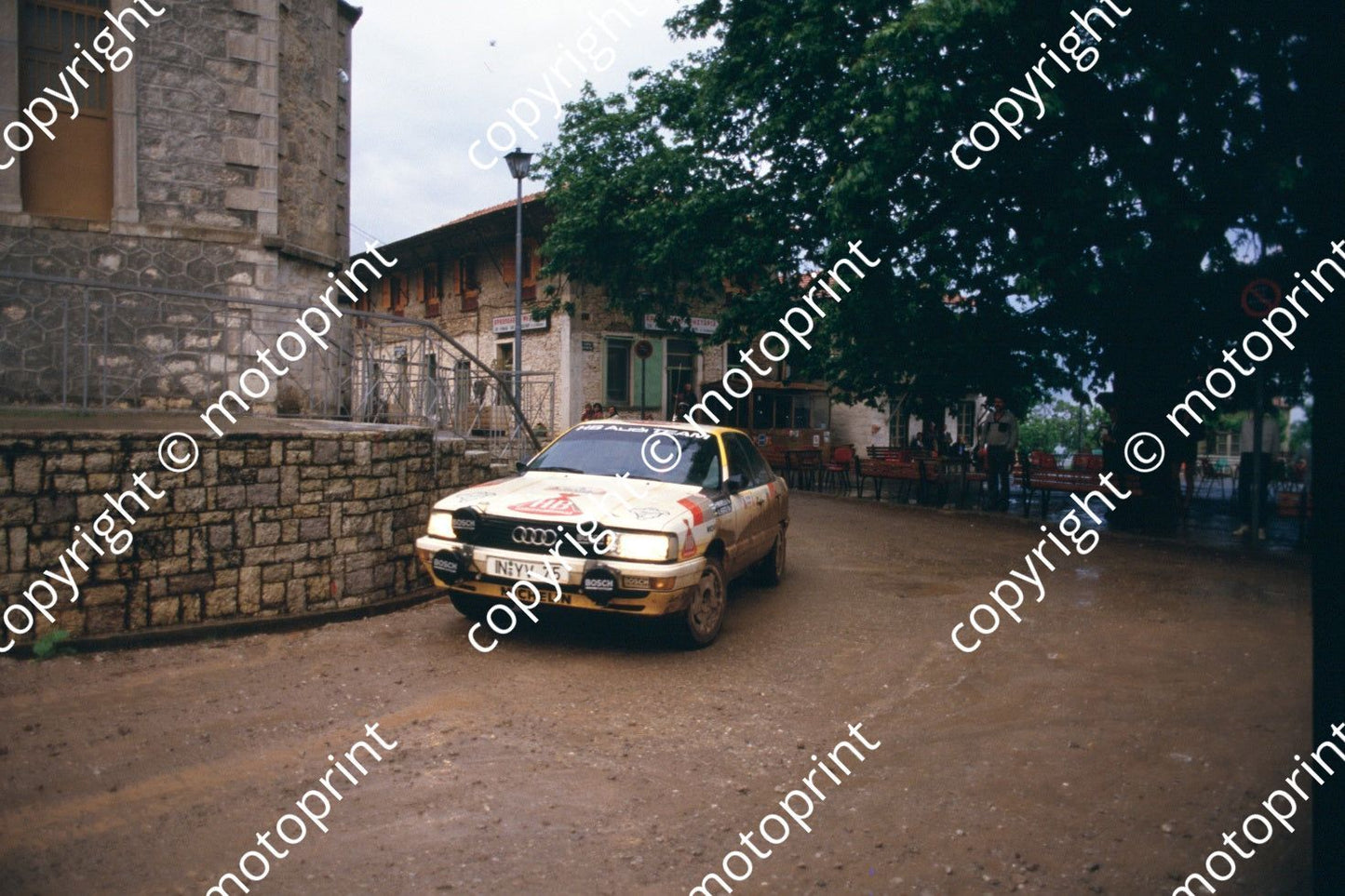 1987 Acropolis 4 Hannu Mikkola Arne Hertz Audi 200 Quattro (courtesy Roger Swan) (261)