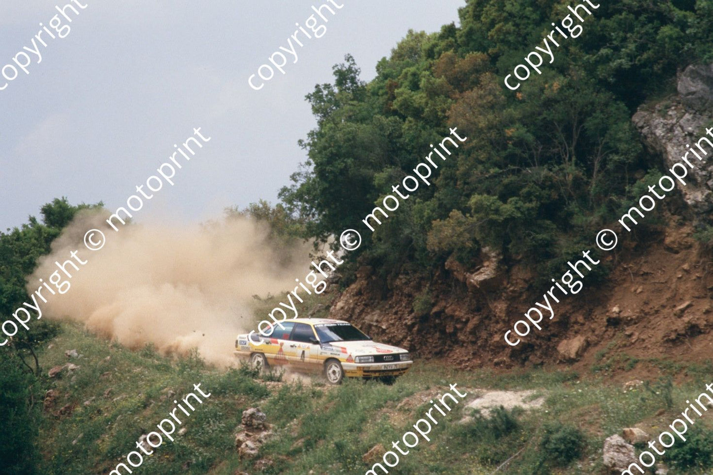 1987 Acropolis 4 Hannu Mikkola Arne Hertz Audi 200 Quattro (courtesy Roger Swan) (8)