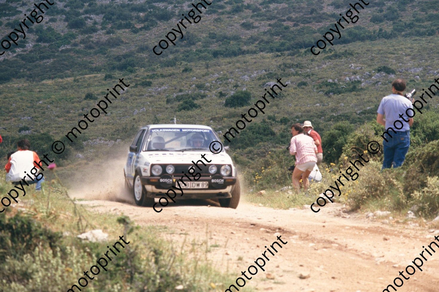 1987 Acropolis 8 Kenneth Ericsson Peter Diekmann VW Golf GTi (courtesy Roger Swan) (7)