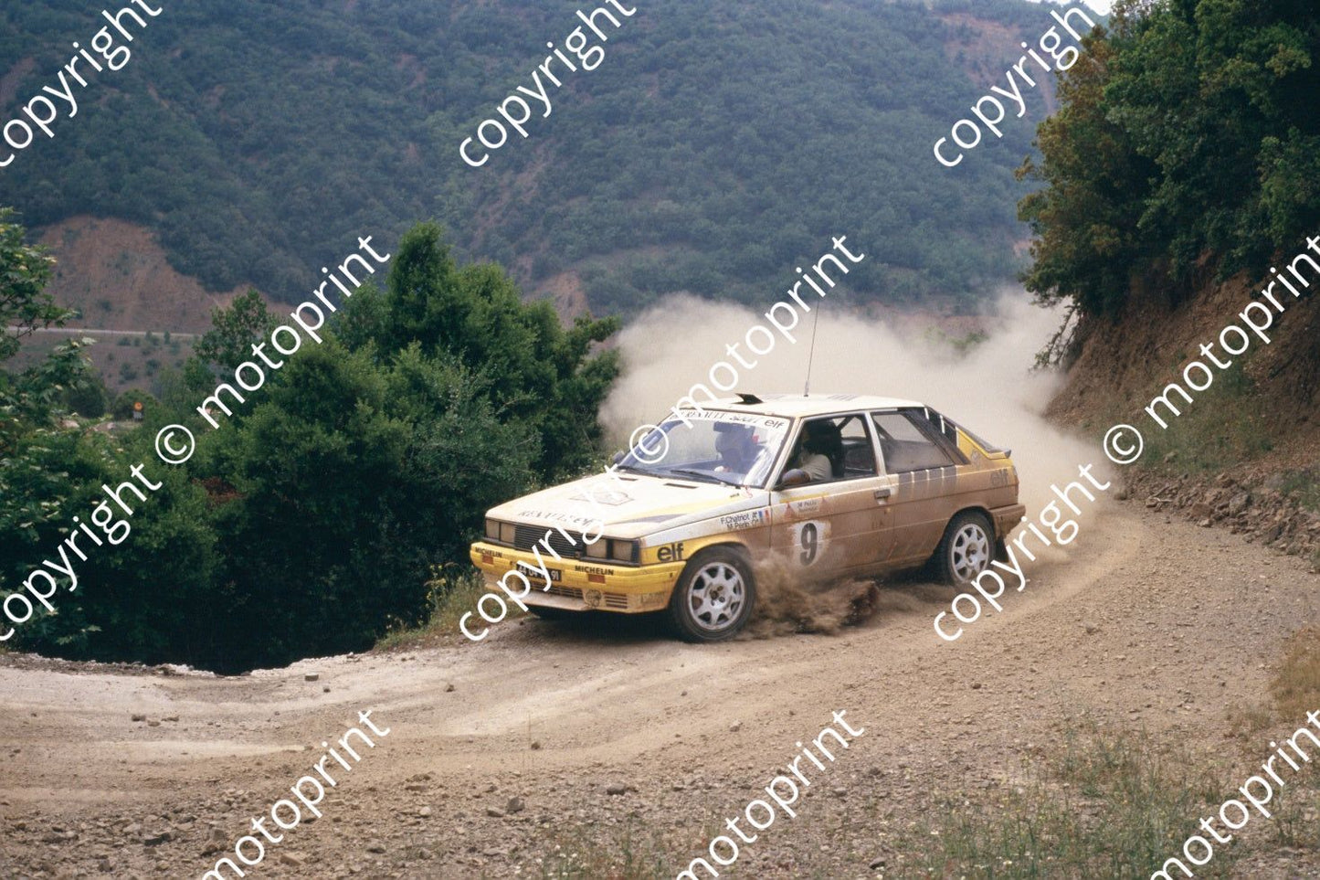 1987 Acropolis 9 Francois Chatriot, Michel Perin Renault 11 Turbo (courtesy Roger Swan) (21)