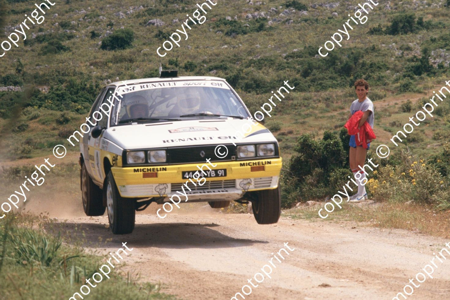 1987 Acropolis 9 Francois Chatriot, Michel Perin Renault 11 Turbo (courtesy Roger Swan) (23)