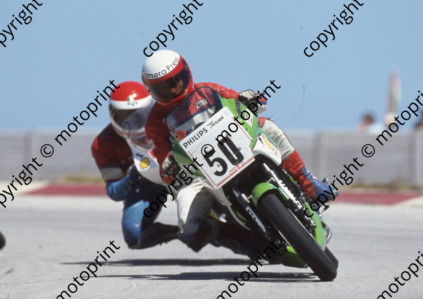 1987 Aldo MC 50 Kevin Hellyer Kawasaki KR250 (Colin Watling Photographic) (67)