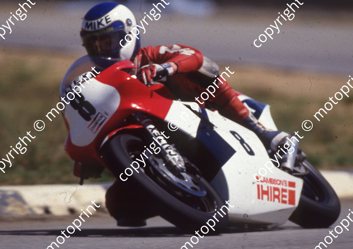 1987 EL MC 8 Mike Wilson Honda RS250R (Colin Watling Photographic) (150)