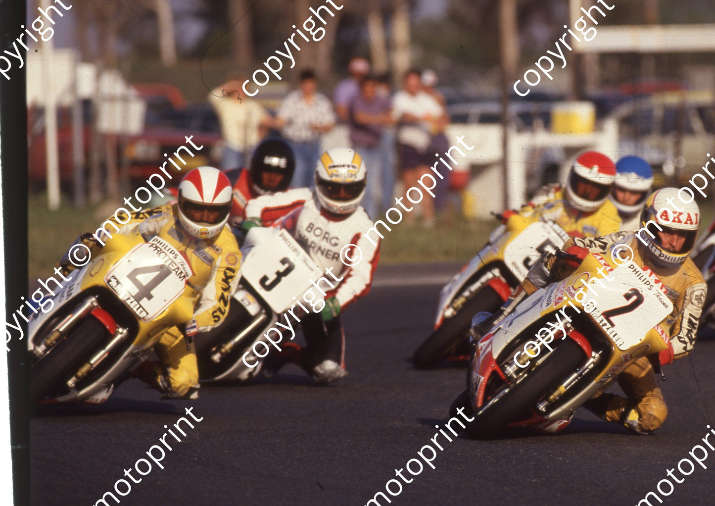 1987 KIllarney MC 2 Wayne Heasman 4 Lawrence Boshoff 3 Rod Gray Suzuki GSX750Rs (Colin Watling Photographic) (72)