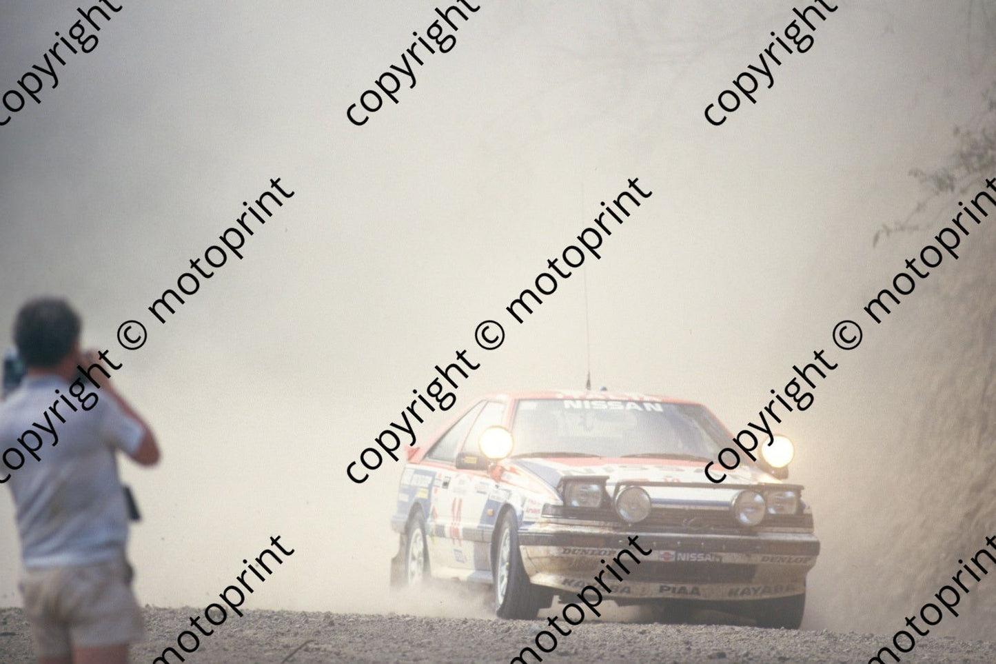 1987 Safari 14 Andrea Zanussi, Paolo Amati Nissan 200SX (courtesy Roger Swan) (166)
