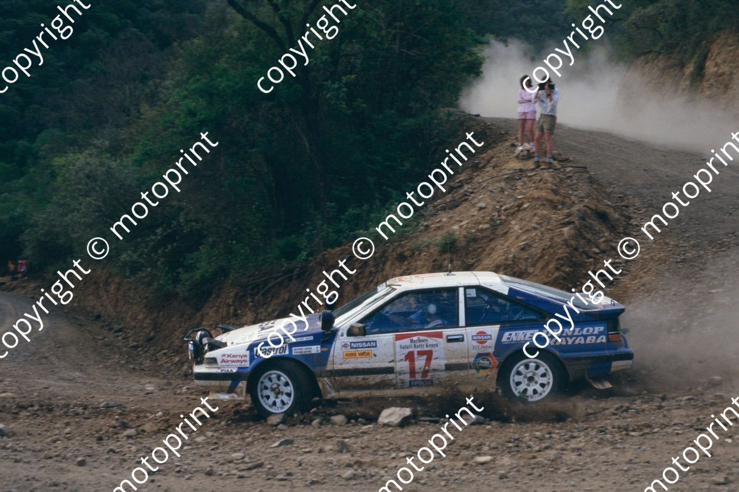 1987 Safari 17 Jayant Shah, Aslam Khan Nissan 200SX (courtesy Roger Swan) (219)
