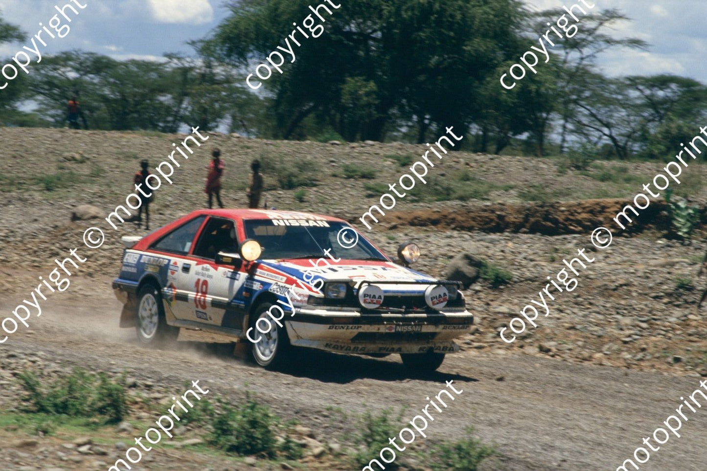 1987 Safari 18 Mike Kirkland, Robin Nixon Nissan 200SX (courtesy Roger Swan) (218)