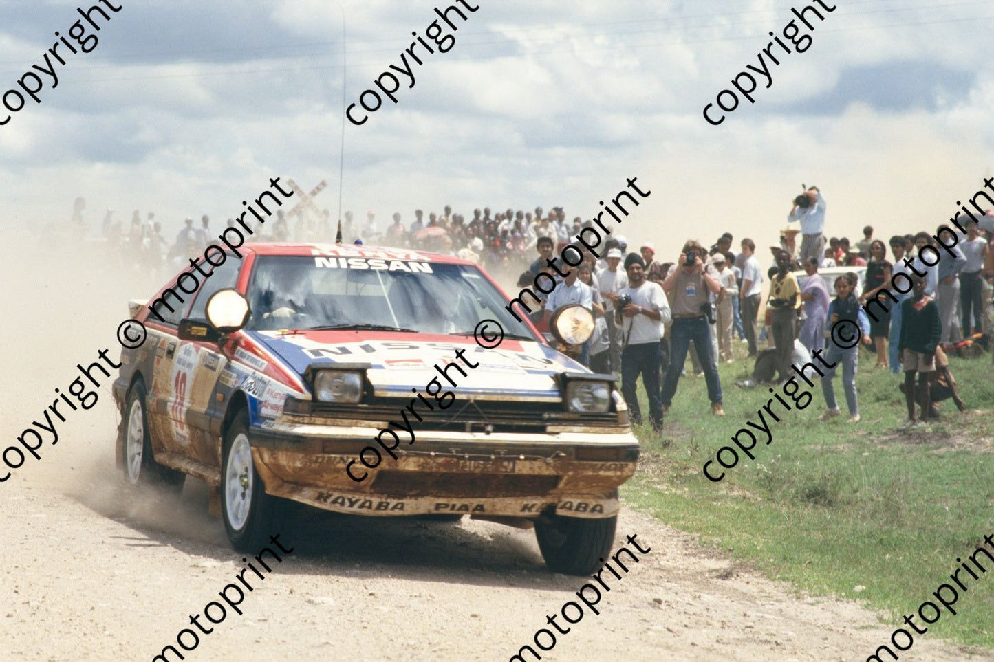1987 Safari 18 Mike Kirkland, Robin Nixon Nissan 200SX (courtesy Roger Swan) (225)