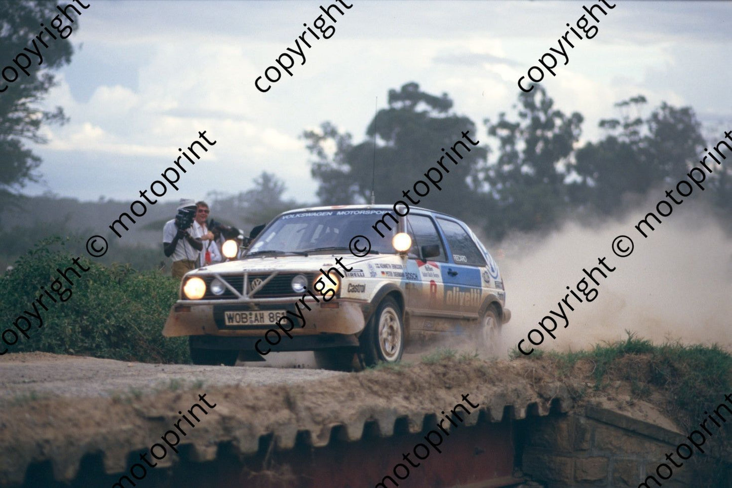 1987 Safari 8 Kenneth Eriksson, Peter Diekmann Golf GTi (courtesy Roger Swan) (219)