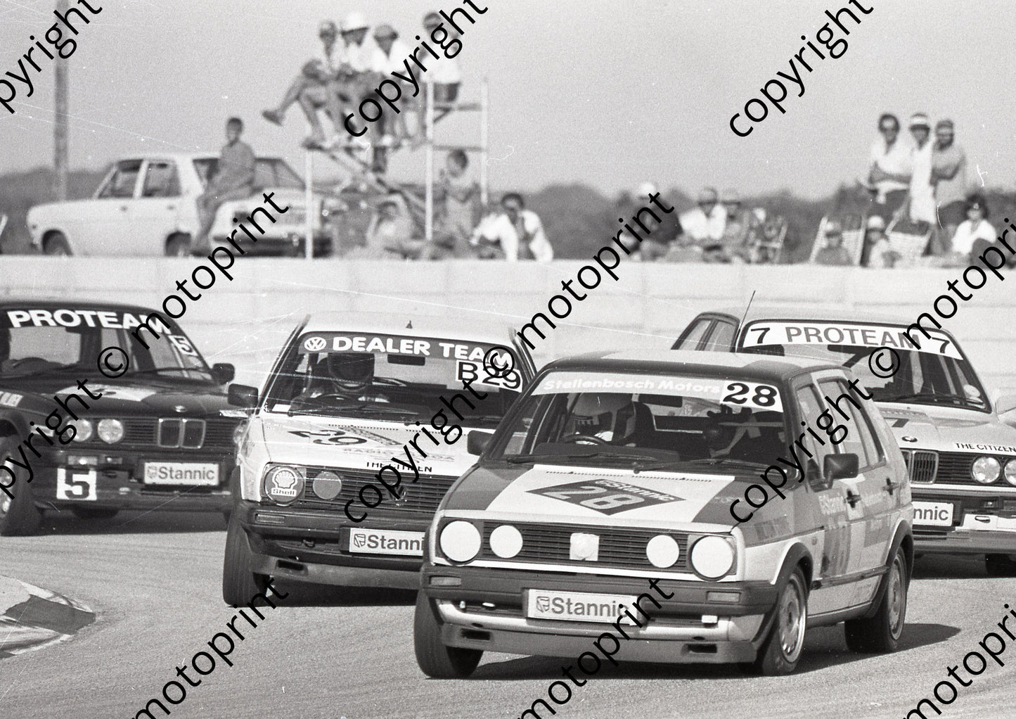 1988 Aldo Stannic 28 Hilton Cowie 29 Terry Moss Gollfs 7 John Round Opel (Colin Watling Photographic) (2)
