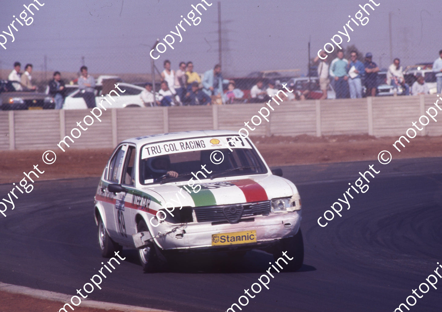 1988 Aldo Stannic GpN 18 Vincent Bolus Alfa NOTE DAMAGE (Colin Watling Photographic) (1)