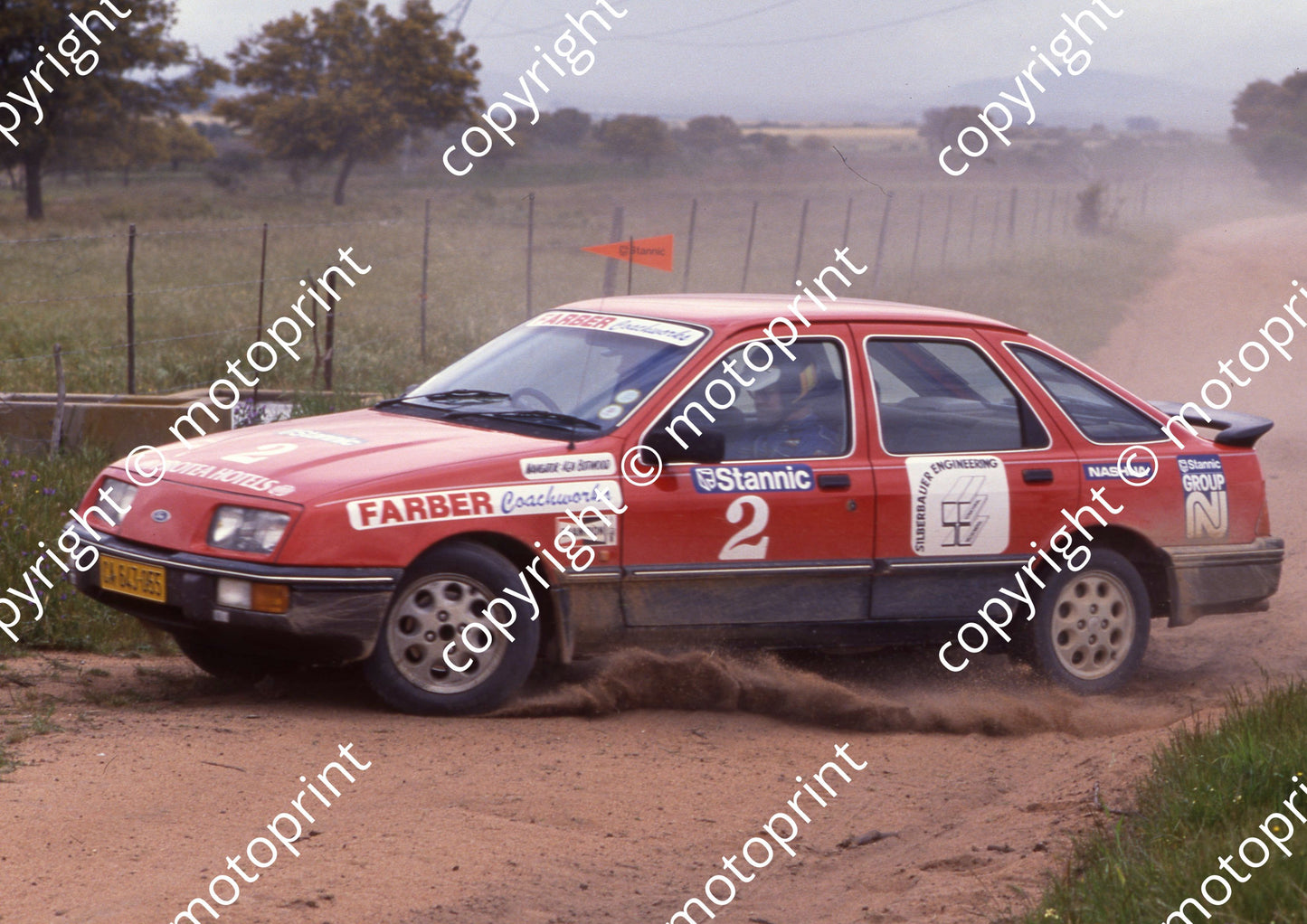 1988 Cape Oct Gp N 2 Vic Procter, Ken Botwood Sierra XR6 (courtesy Roger Swan) (44)