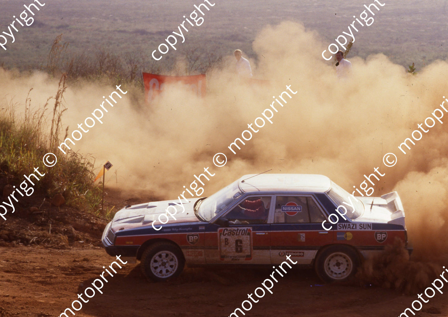 1988 Castrol Intnl 6 Kassie Coetzee, Wiley Harrington Nissan Skyline (courtesy Roger Swan) (10)