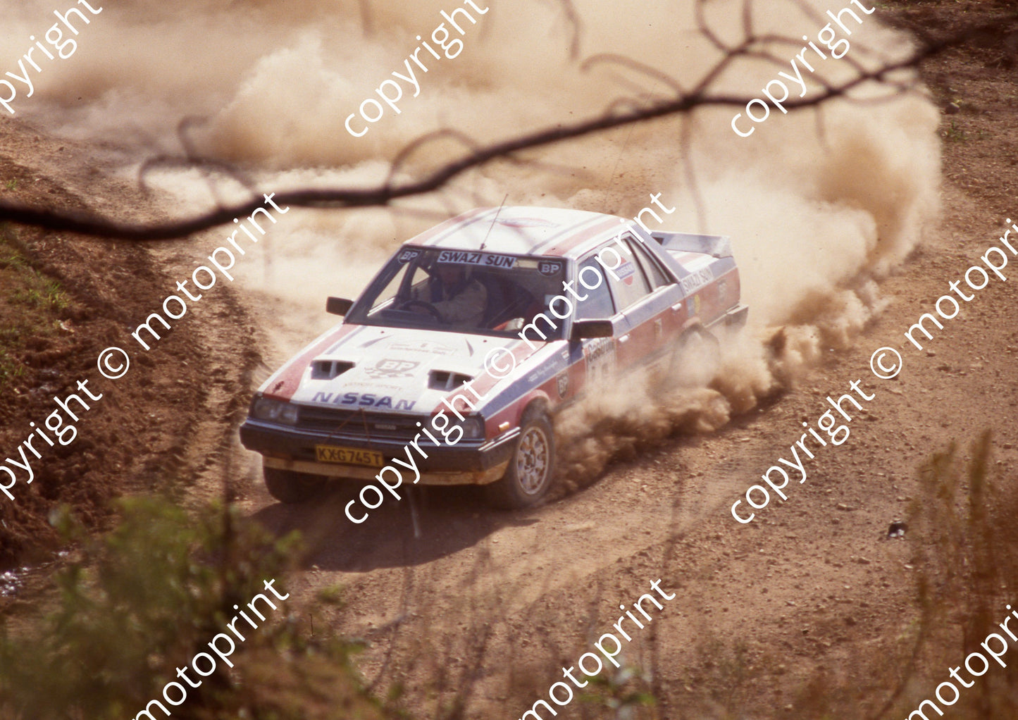 1988 Castrol Intnl 6 Kassie Coetzee, Wiley Harrington Nissan Skyline (courtesy Roger Swan) (9)