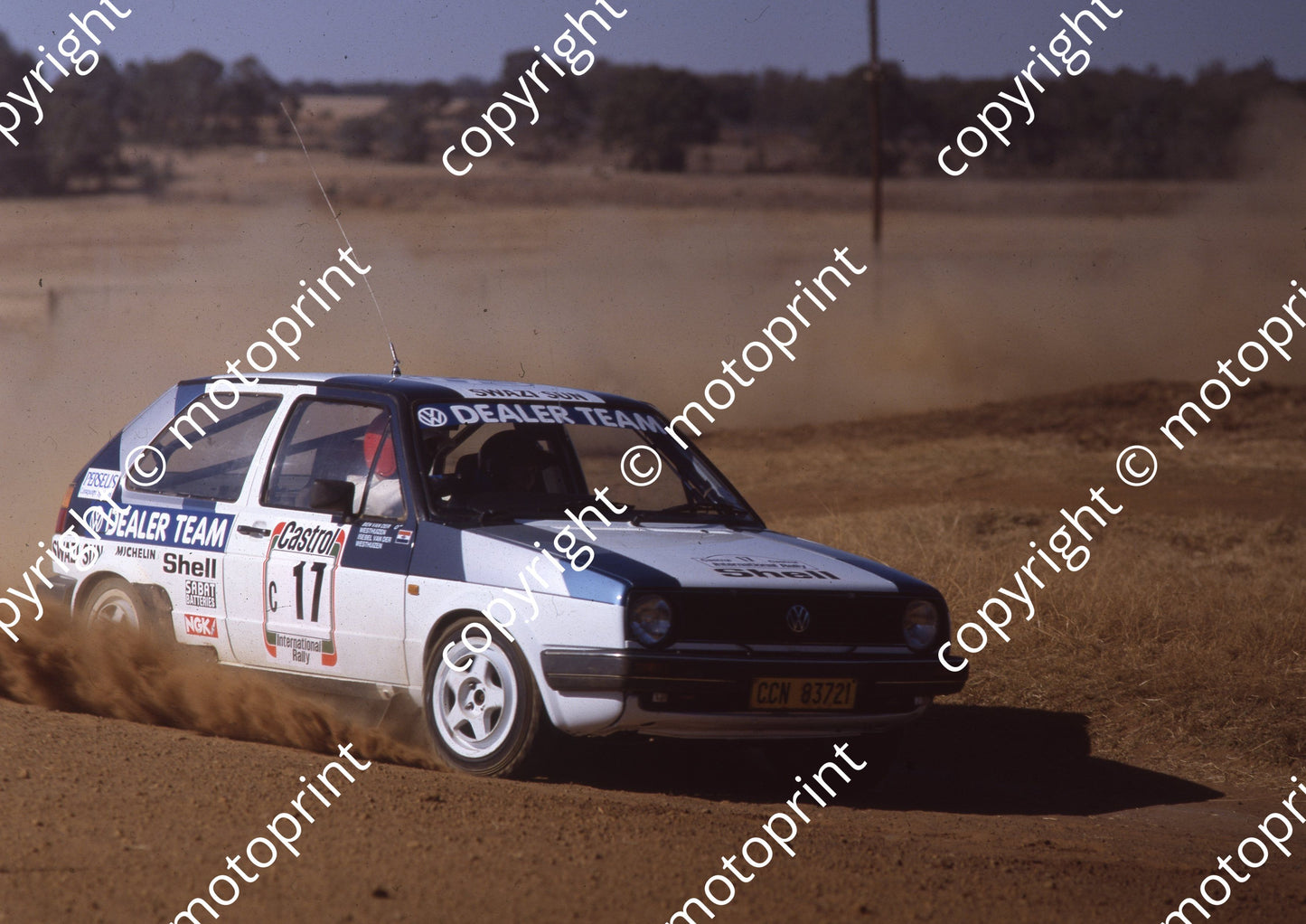1988 Castrol Intnl Rally 17 Ben, Isebel vd WEsthuizen Golf (Colin Watling Photographic) (42)