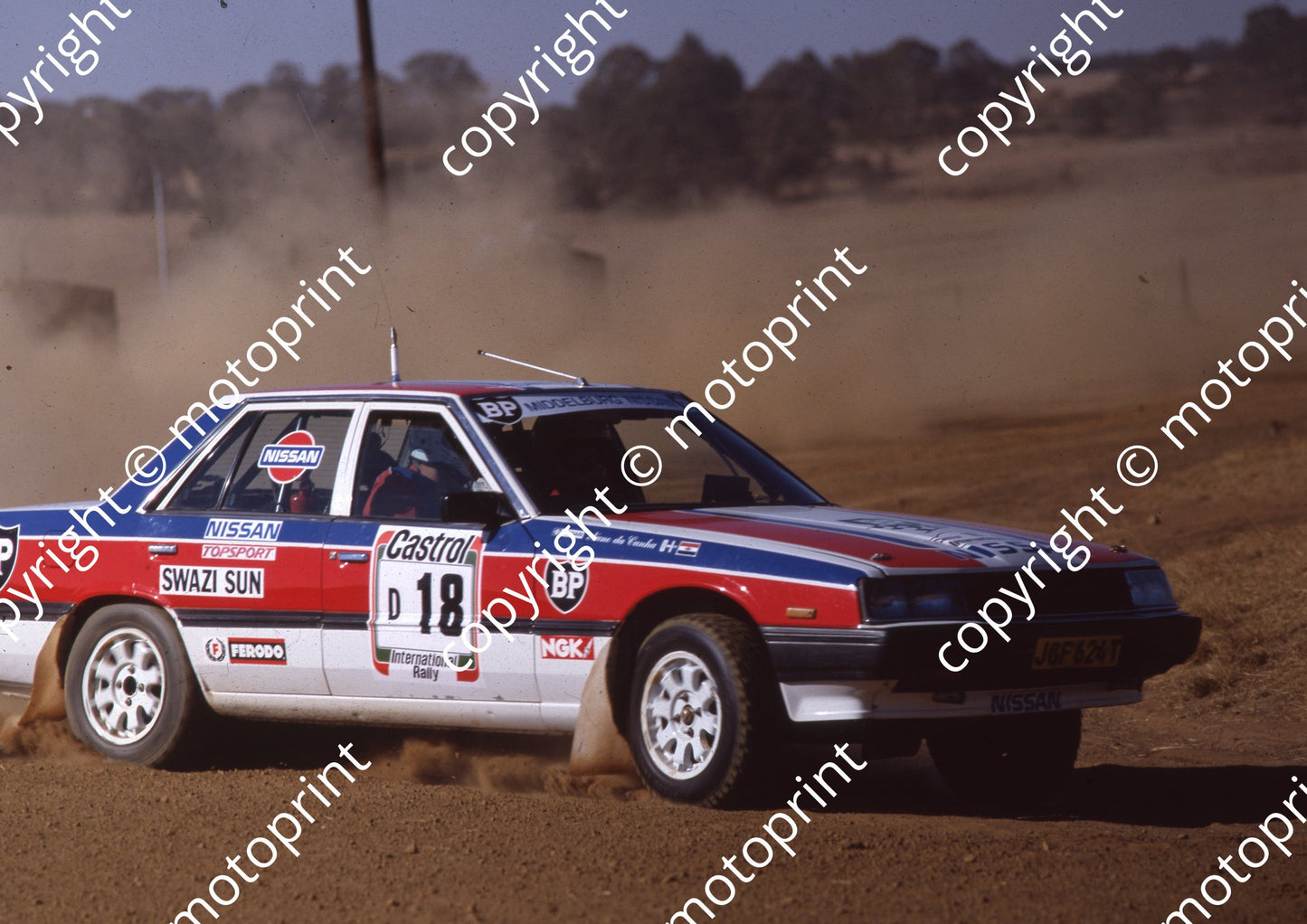 1988 Castrol Intnl Rally 18 Nino da Cunha, Paul Rouillard Skyline (Colin Watling Photographic) (22)