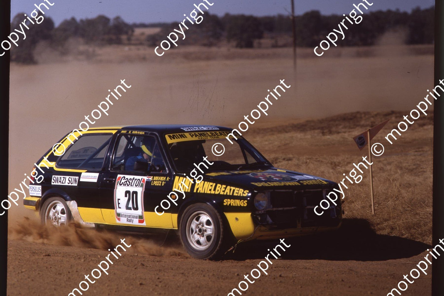 1988 Castrol Intnl Rally 20 Eliseo Miranda, Ivor Peltz Golf (Colin Watling Photographic) (41)