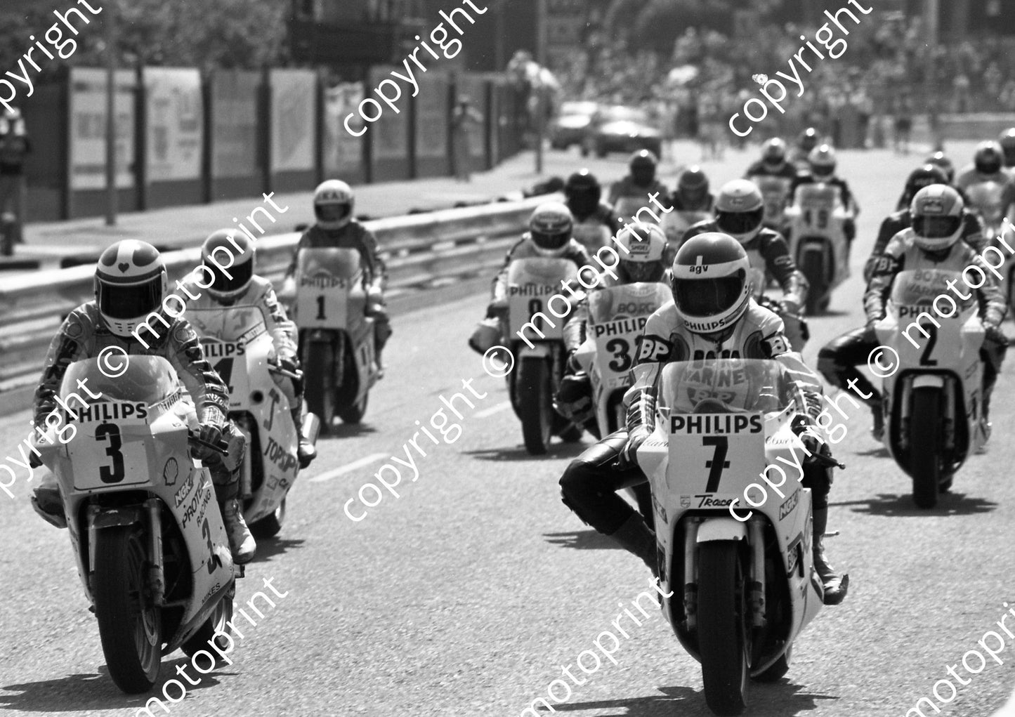 1988 Dbn MC 0 3 Lawrence Boshoff 7 John Clark 1 Wayne Heasman 8 Adolf Boshoff 2 Rod Gray (Colin Watling Photographic) (38)