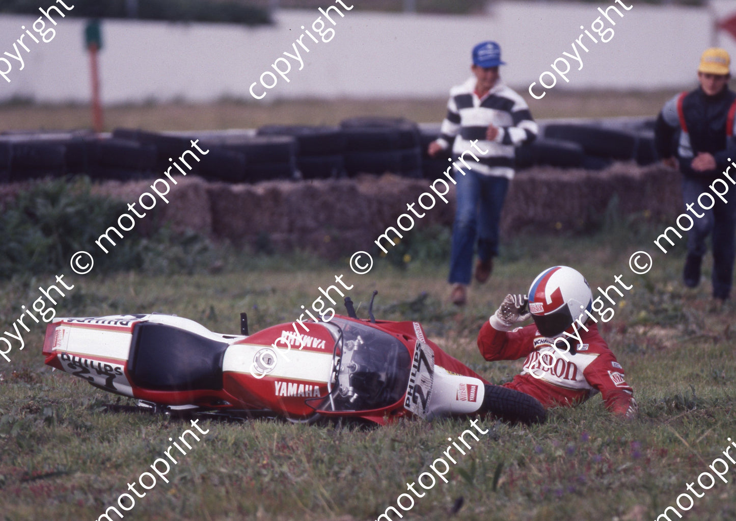 1988 Killarney MC 27 Dave Emond Yamaha FZR DOWN (Colin Watling Photographic) (32)