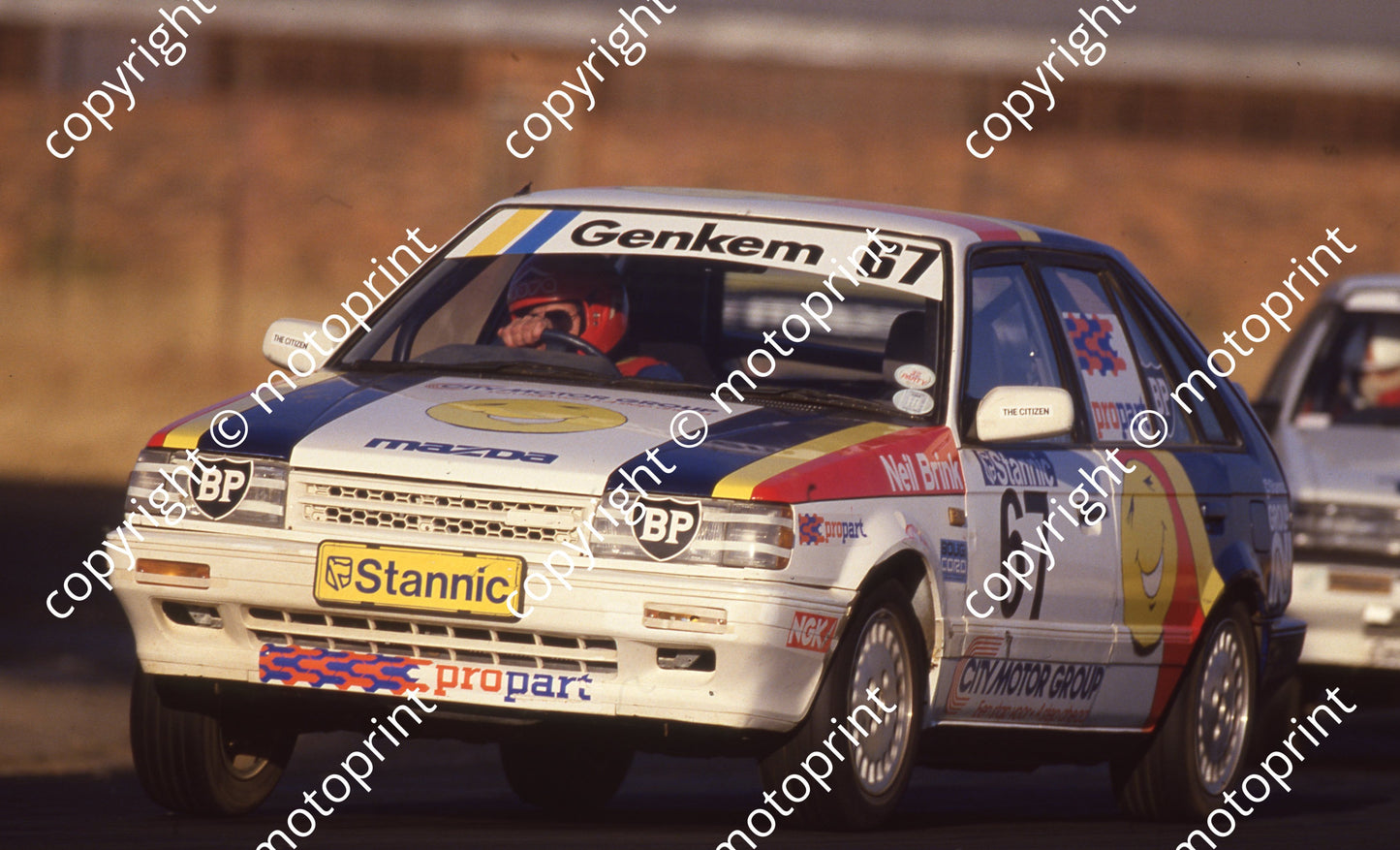 1988 Lichtenburg Stannic 67 Neil Brink Mazda 323EGI (Colin Watling Photographic) (123)