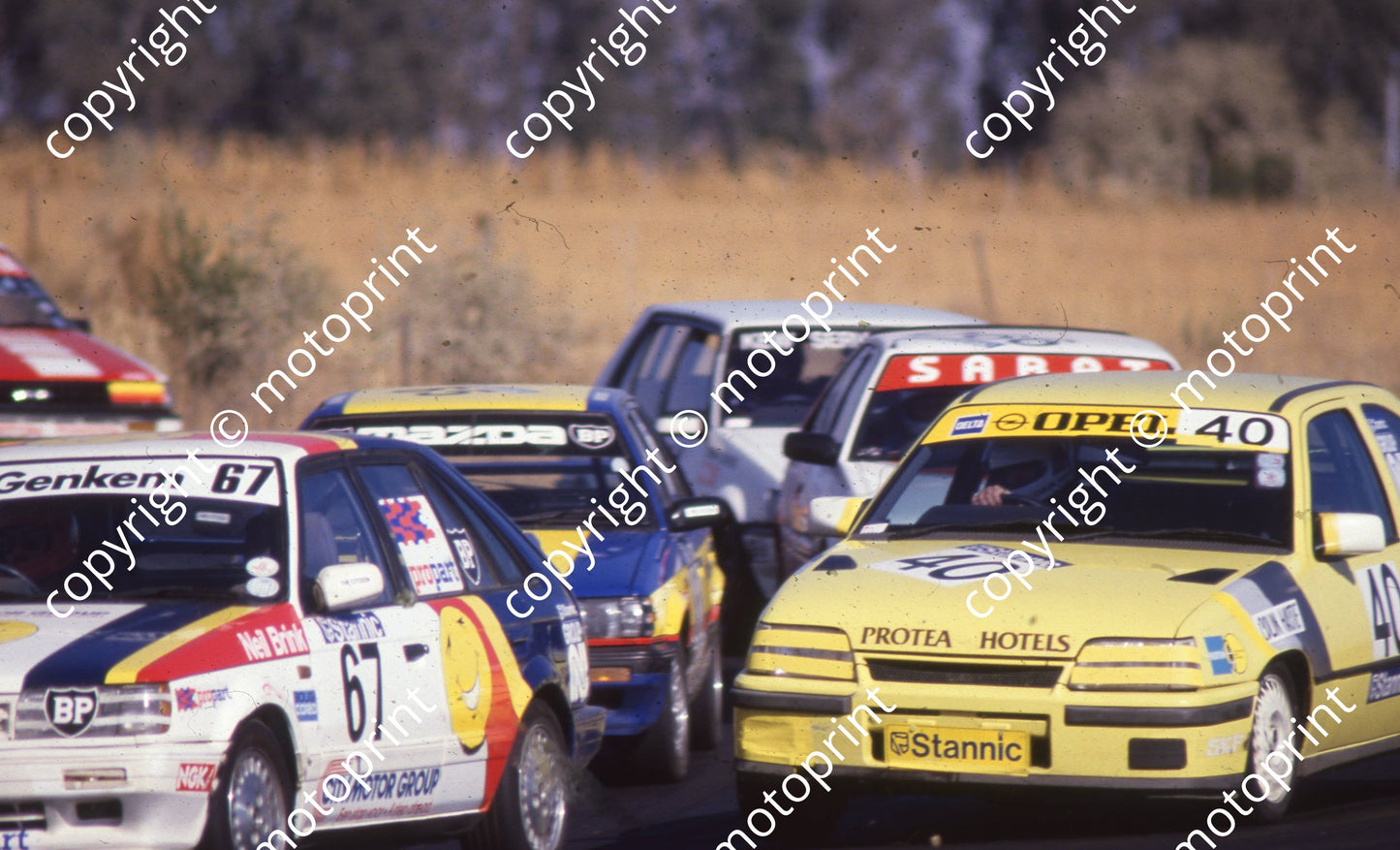 1988 Lichtenburg Stannic 67 Neil Brink Mazda 40 Colin Hastie Opel 65 Ben Morgenrood Mazda (Colin Watling Photographic) (105)