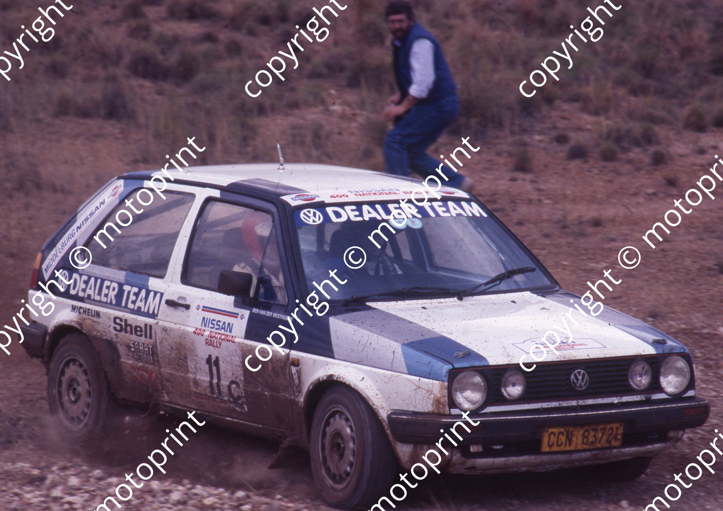1988 Nissan 400 Rally 11 Ben, Isebel vd Westhuizen Golf 11 (Colin Watling Photographic) (30)