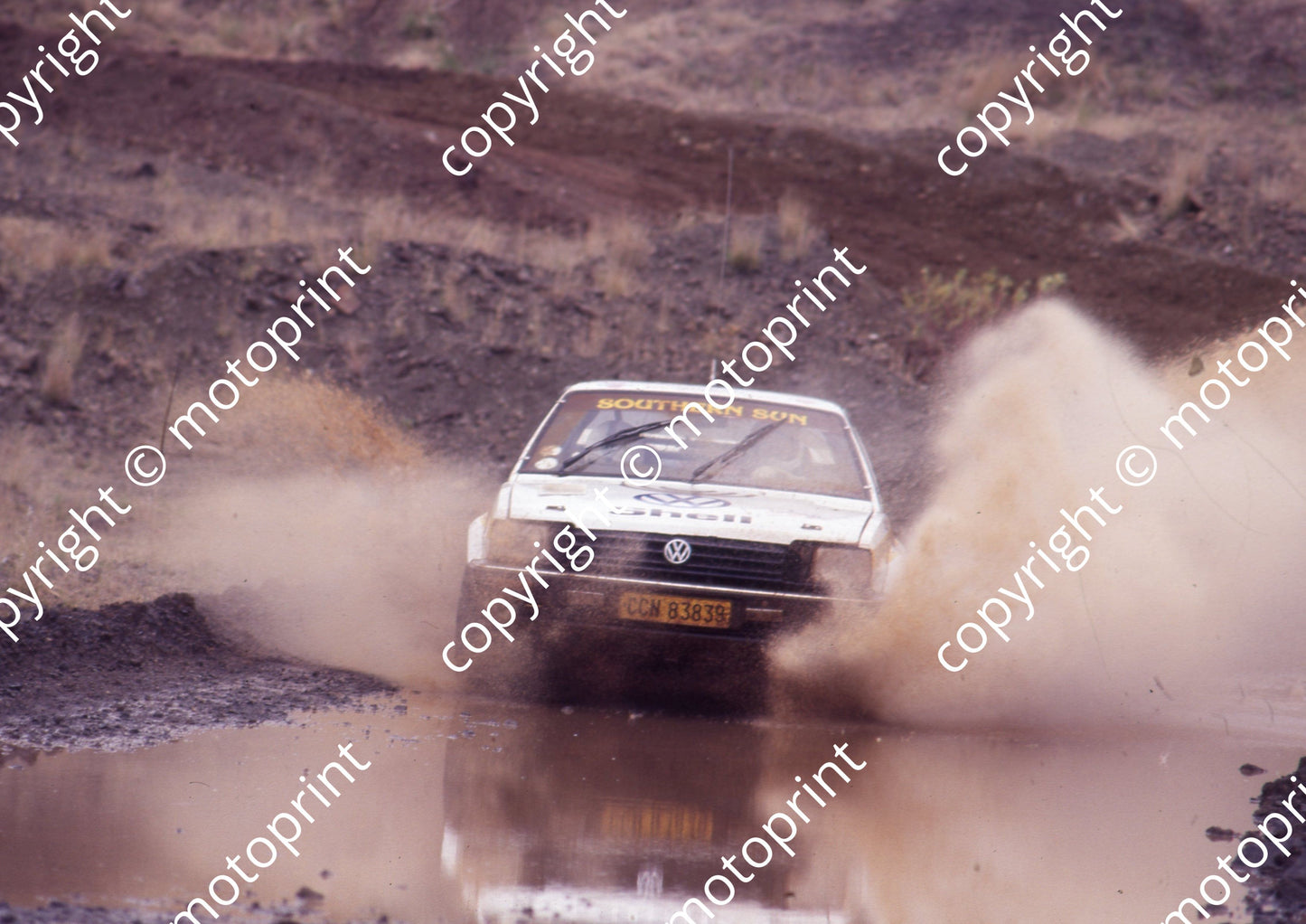 1988 Nissan 400 Rally 5 Nic de Waal, , Guy Hodgson Passat Synchro (Colin Watling Photographic) (47)