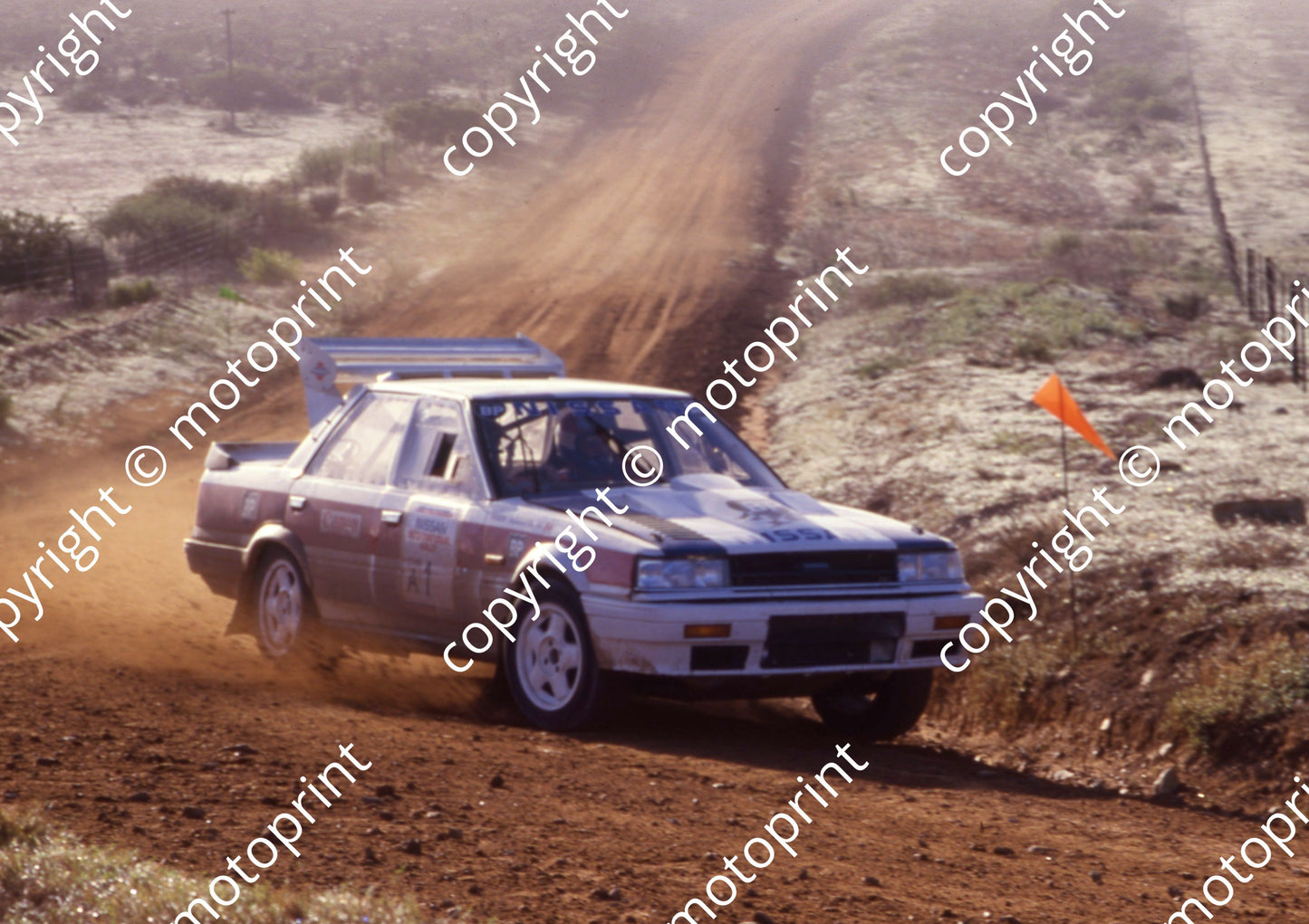 1988 Nissan Intnl 1 Hannes Grobler, Piet Swanepoel Skyline 4WD (courtesy Roger Swan) (1)