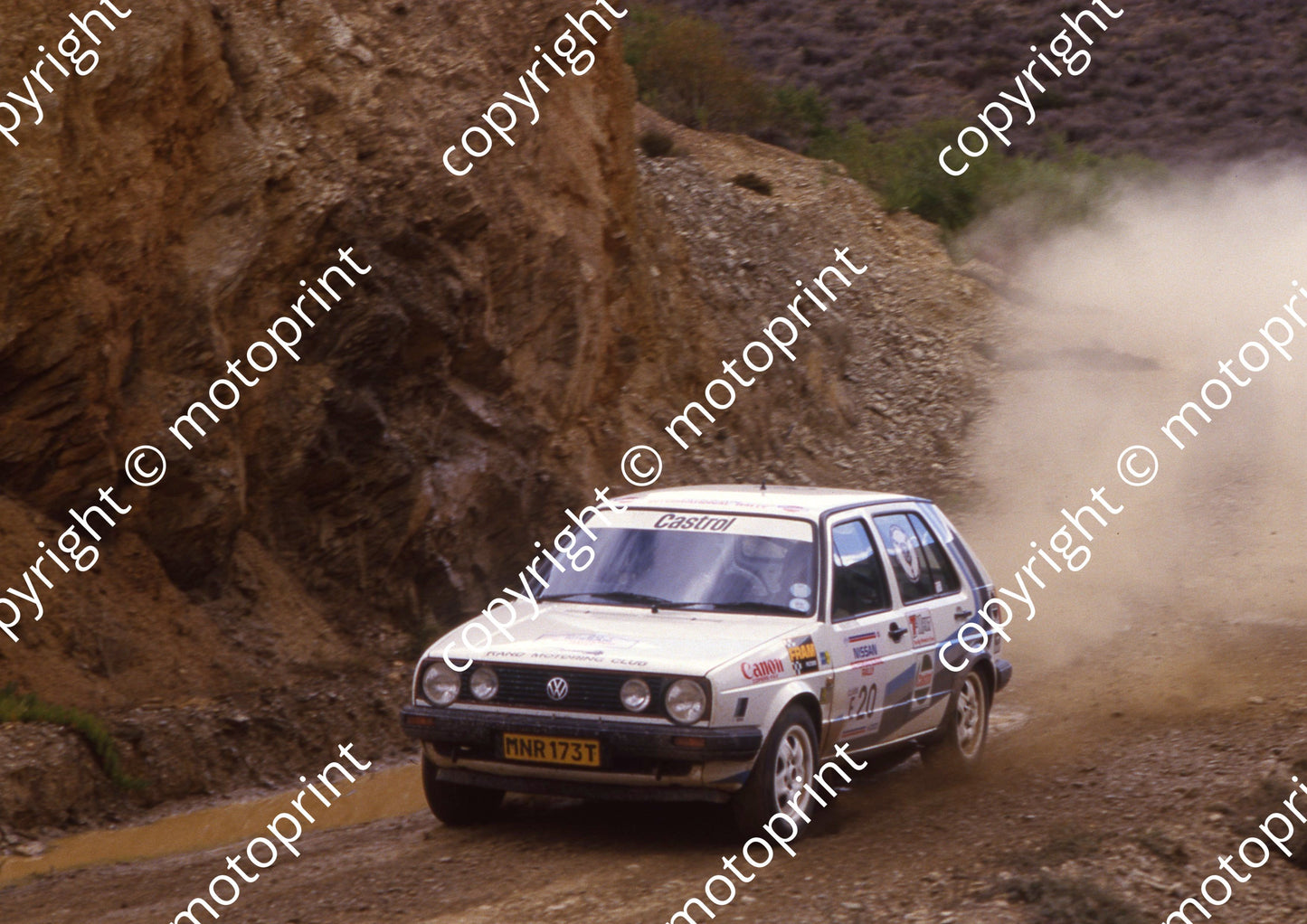 1988 Nissan Intnl 20 Spotti Woodhead, Hazel Allot Golf GTi (courtesy Roger Swan) (117)