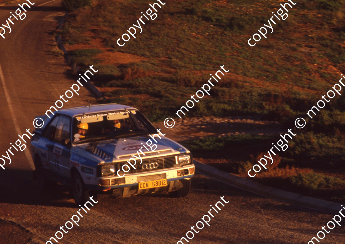 1988 Nissan Intnl 5 Johan Evertse, Steve Harding Audi (courtesy Roger Swan) (10)
