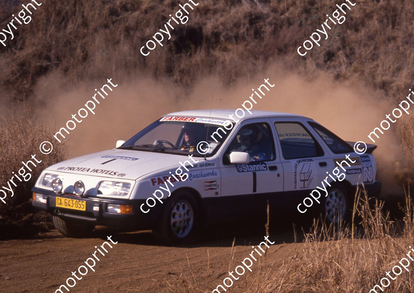 1988 Stannic East Rand Gp N 1 Vic Procter, Ken Botwood Sierra XR6 (courtesy Roger Swan) (1)