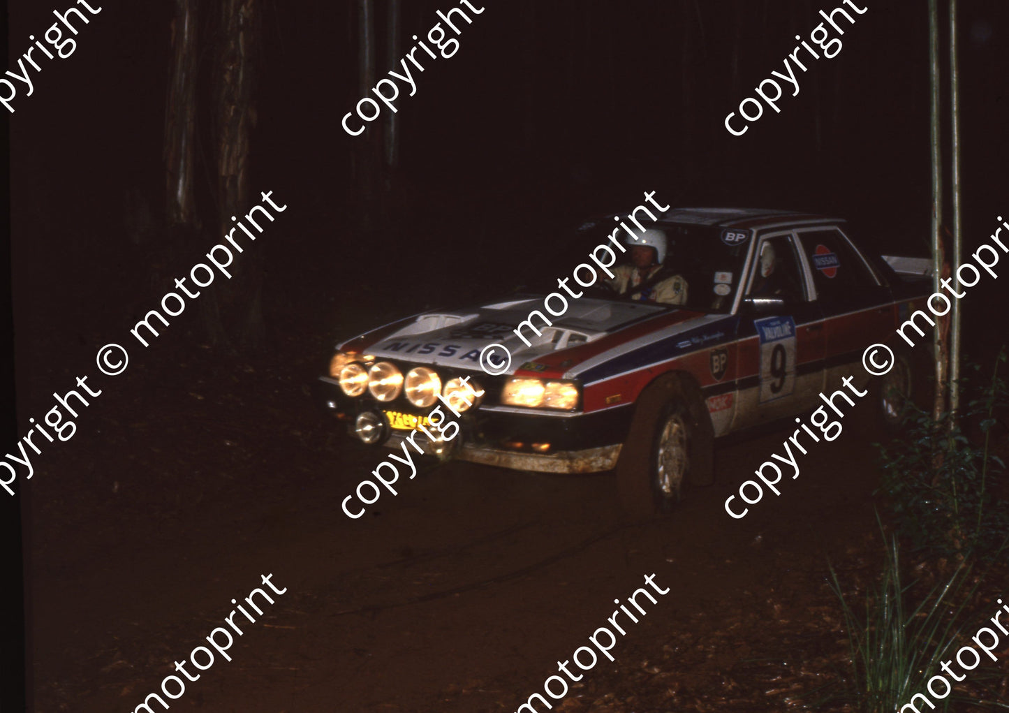 1988 Tour de Valvoline Rally 9 Kassie Coetzee, Wiley Harrington Skyline check (Colin Watling Photographic) (8)(1)