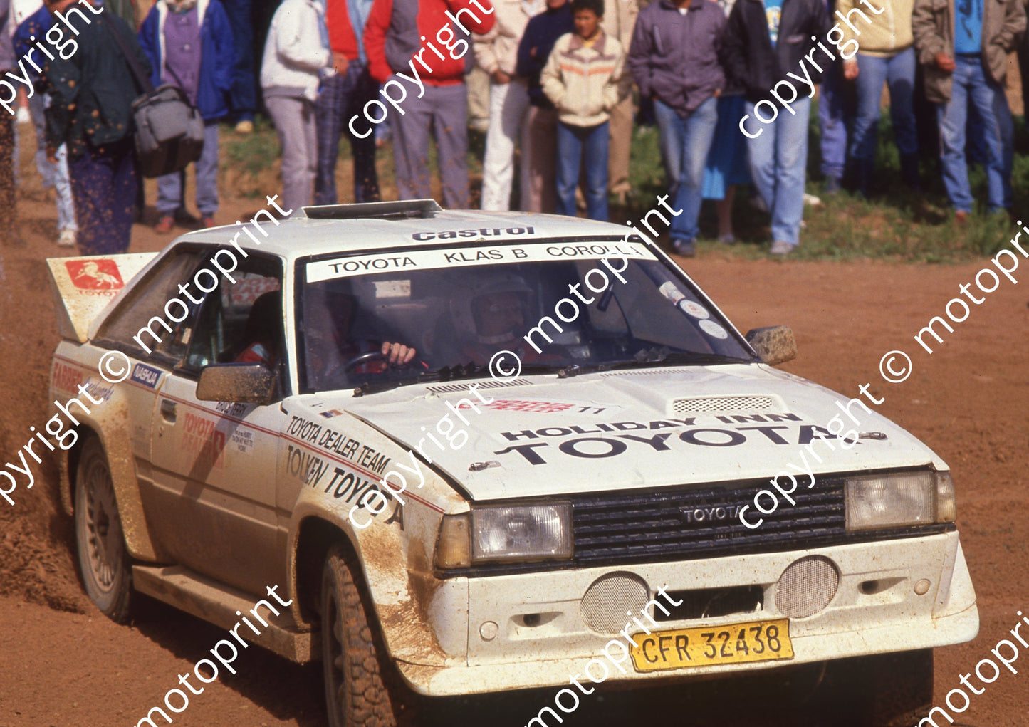 1988 Toyota Dealer Rally 11 Bruce Anderson-Terry, Allen Castley Corolla 6th (Colin Watling Photographic) (31)