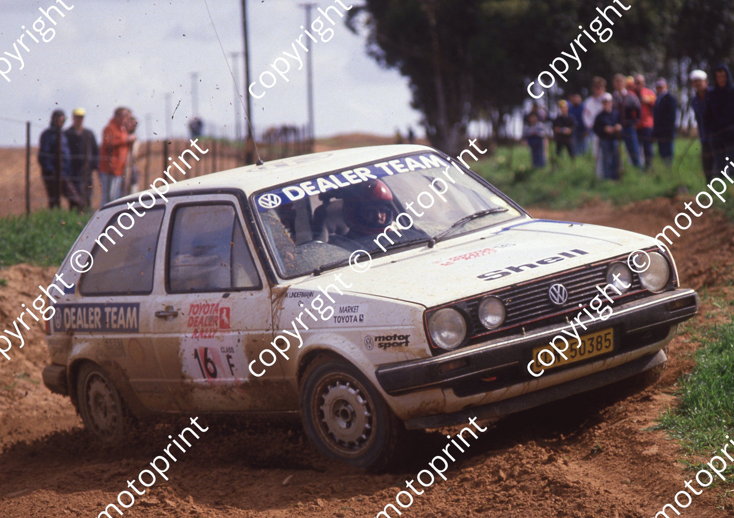 1988 Toyota Dealer Rally 16 Frank Lindermann, Johan Sieling Golf 8th prize R50 (Colin Watling Photographic) (34)
