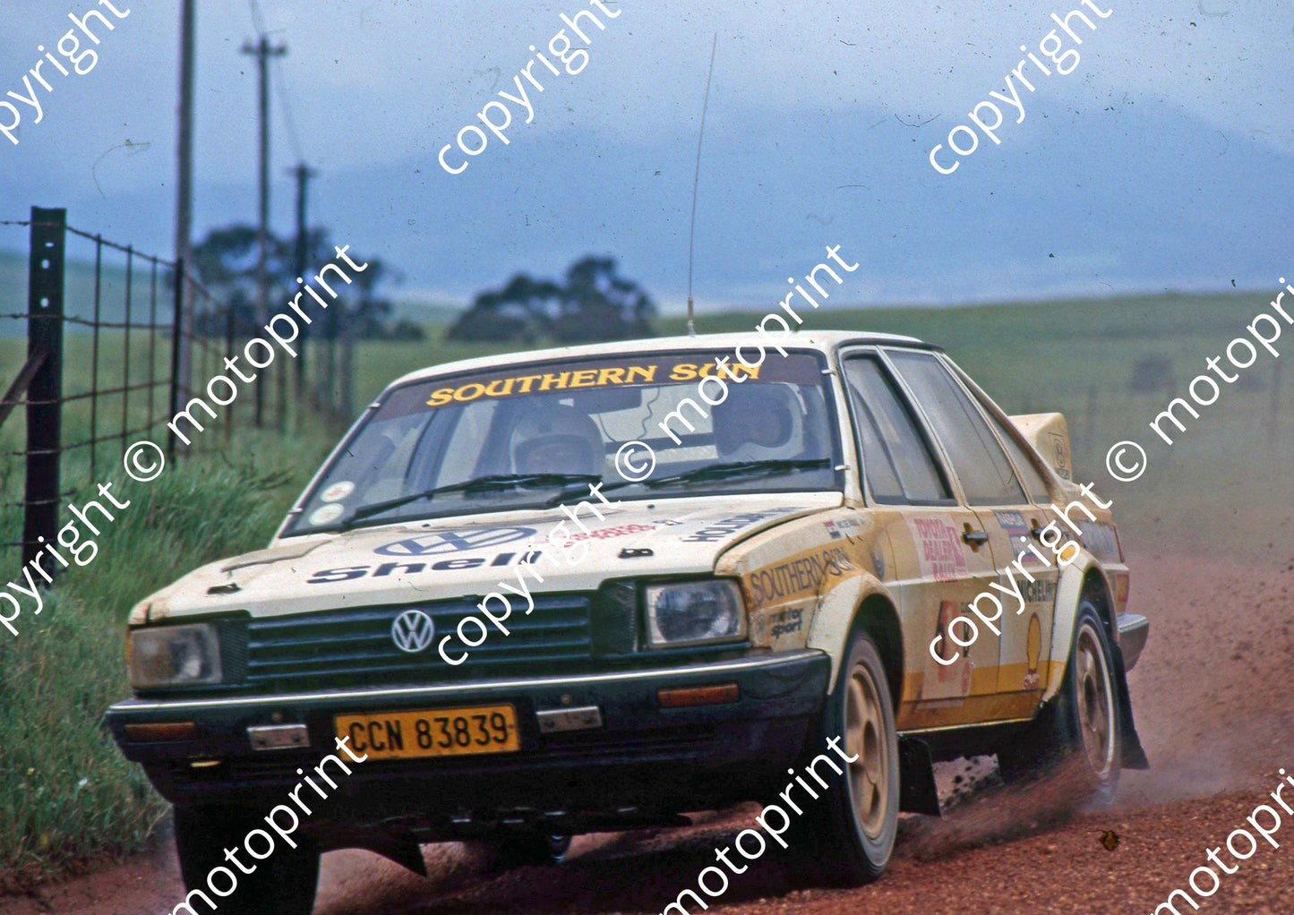 1988 Toyota Dealer Rally 6 Nic de Waal Guy Hodgson Passat Synchro(Colin Watling Photographic) (6)