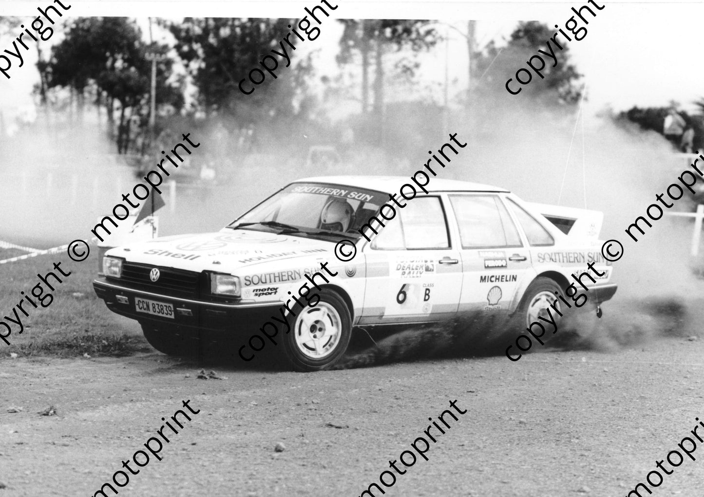 1988 Toyota Dealer Rally 6 Nic de Waal, Guy Hodgson Passat (courtesy R Swan) (8)