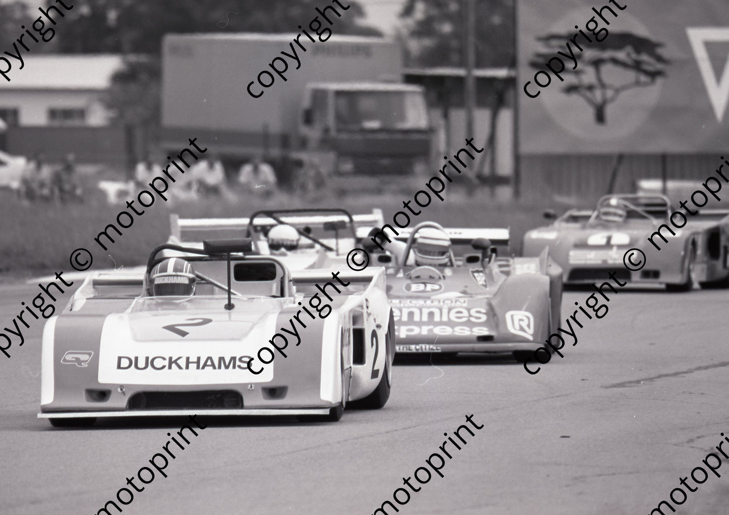 1988 Welkom C2 2 Alan Quinn Chevron B31 14 Billy Maloney Tiga Lant 1 Giorgio Cavalieri Chevron B19 (Colin Watling Photographic) (1)