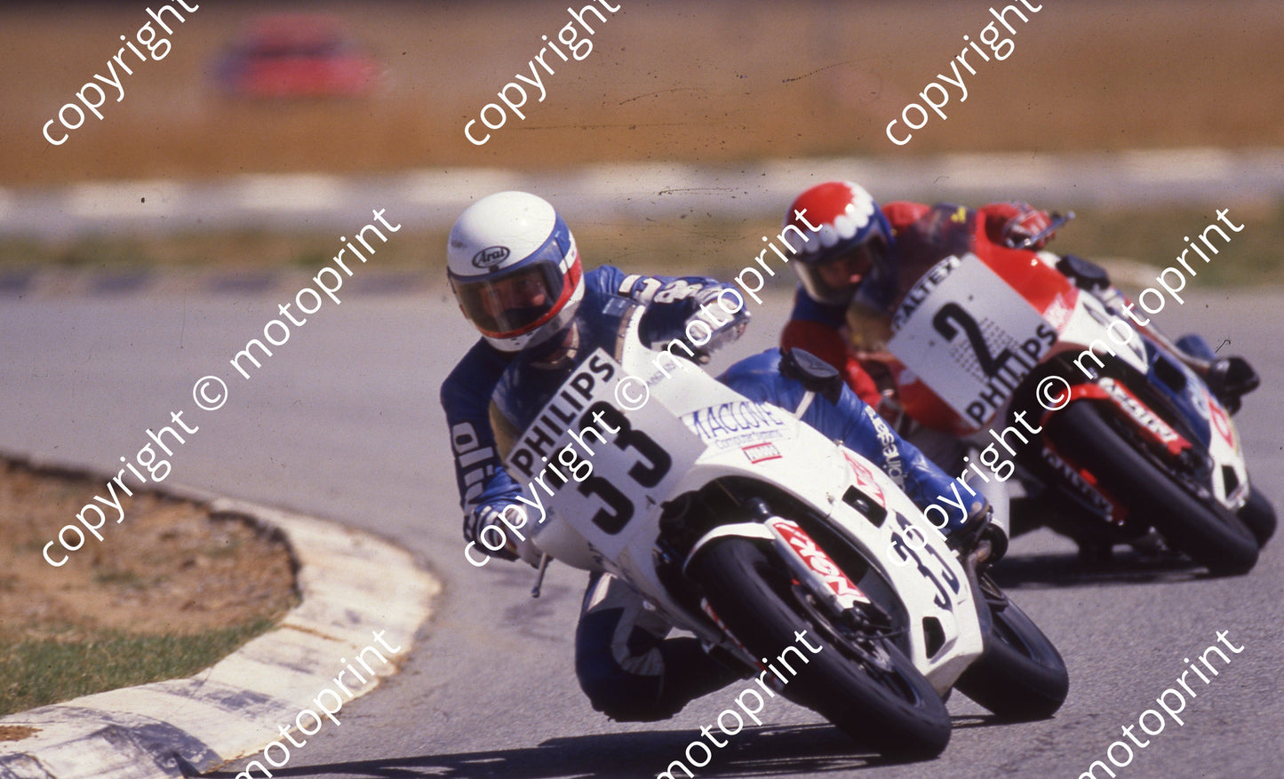 1988 Welkom MC 33 Roger Finch 2 Danny Bristol Honda NS400s (Colin Watling Photographic)
