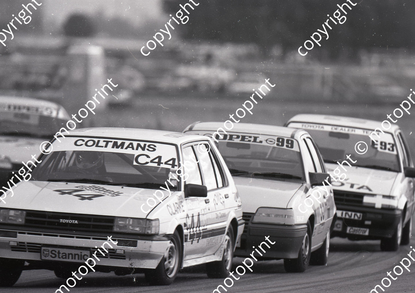 1988 Welkom Stannic 44 Chris Clarke Conquest RSi 99 Michele Lupini Kadett 93 Keith Burford Conquest (Colin Watling Photographic) (45)
