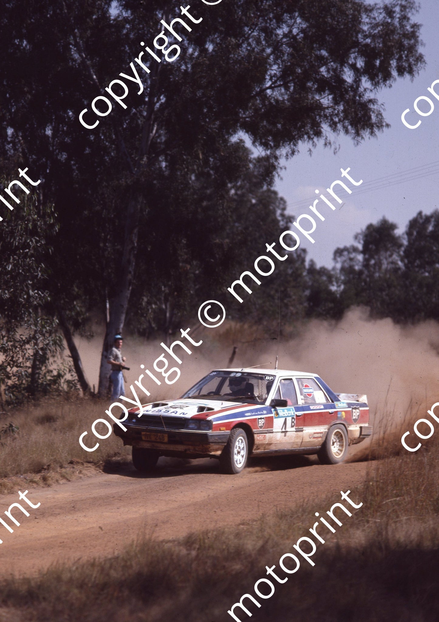 1988 Wesbank Rally 4 Jannie Habig, Ewald van Rensburg Skyline (Colin Watling Photographic) (50)