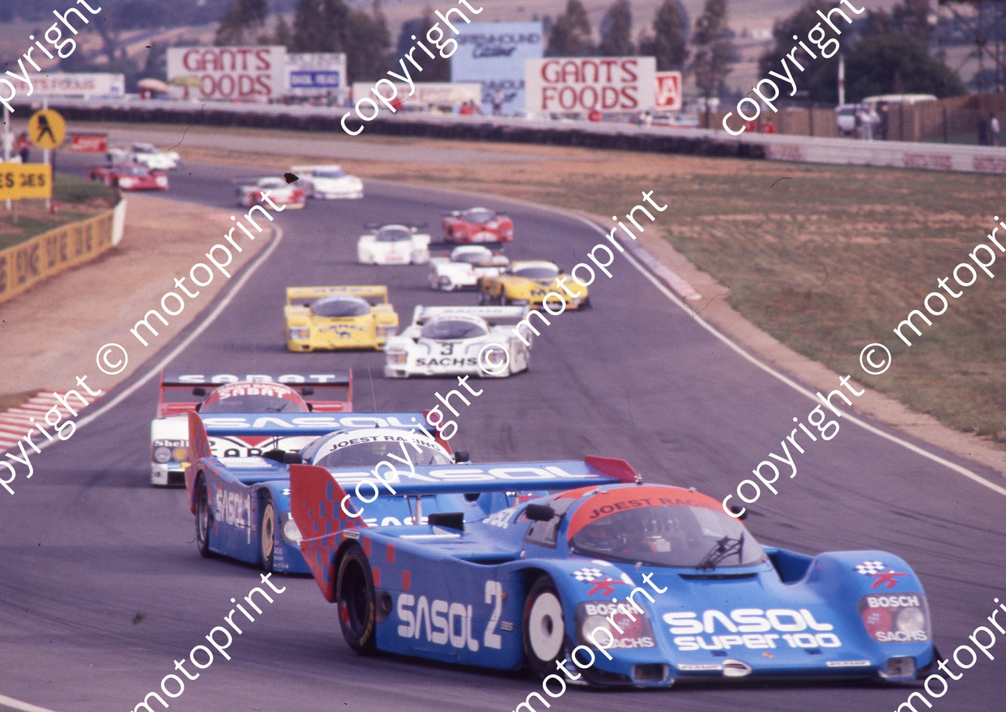 1988 Yellow Pages 2 Bob Wollek Porsche 962C (Colin Watling Photographic) (37)