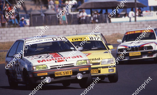 1989 KIllarney Castrol 6 Hr 33 Arthur Fouche, Willie Ras Laser 17 Rodney Timm, Neil Stephen Kadett GSi (Colin Watling Photography) (132)