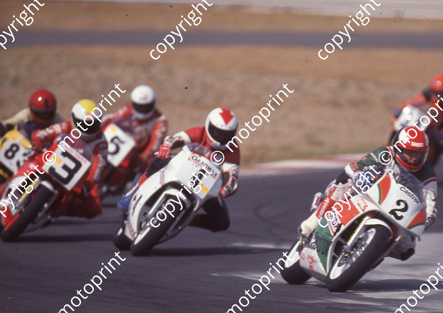 1989 Kya MC 2 Trevor Crookes Yamaha TZR 4 Gavin Ramsay Suzuki RGV 3 Mitchell Hickey Yamaha TZR (Colin Watling Photographic) (77)