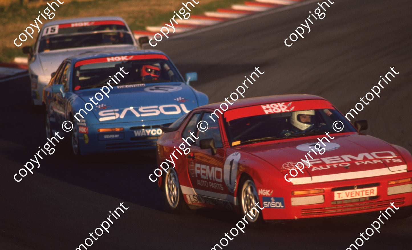 1989 Kya Porsche Cup 1 Toby Venter 11 Ian Scheckter (Colin Watling Photographic) (39)
