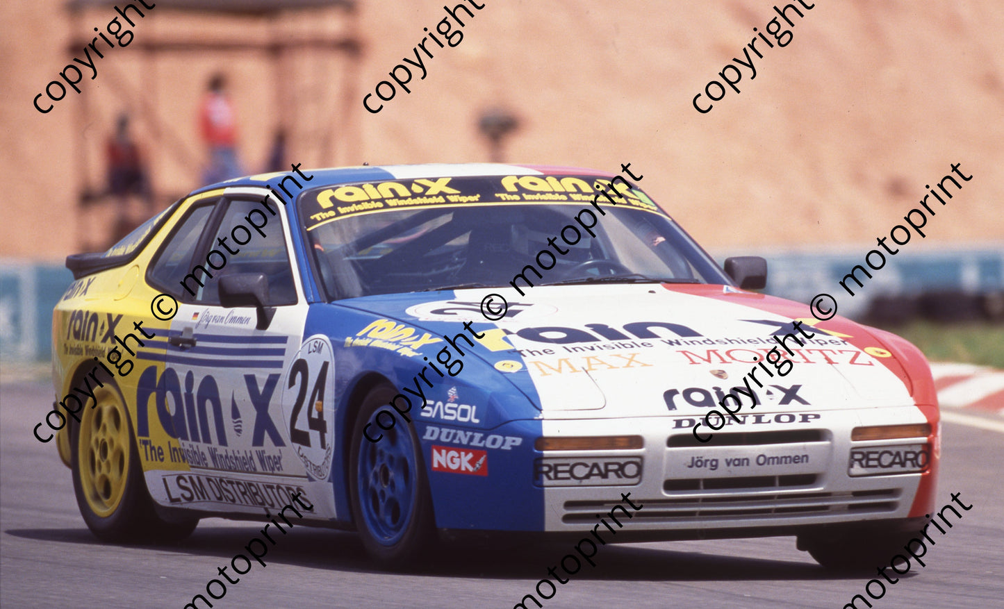 1989 Kya Porsche World Cup 24 Jorg van Ommen (Colin Watling Photographic) (41)