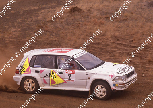 1989 NGK 400 Rally 2 Serge Damseaux, Vito Bonafede Corolla (Colin Watling Photographic) (21)