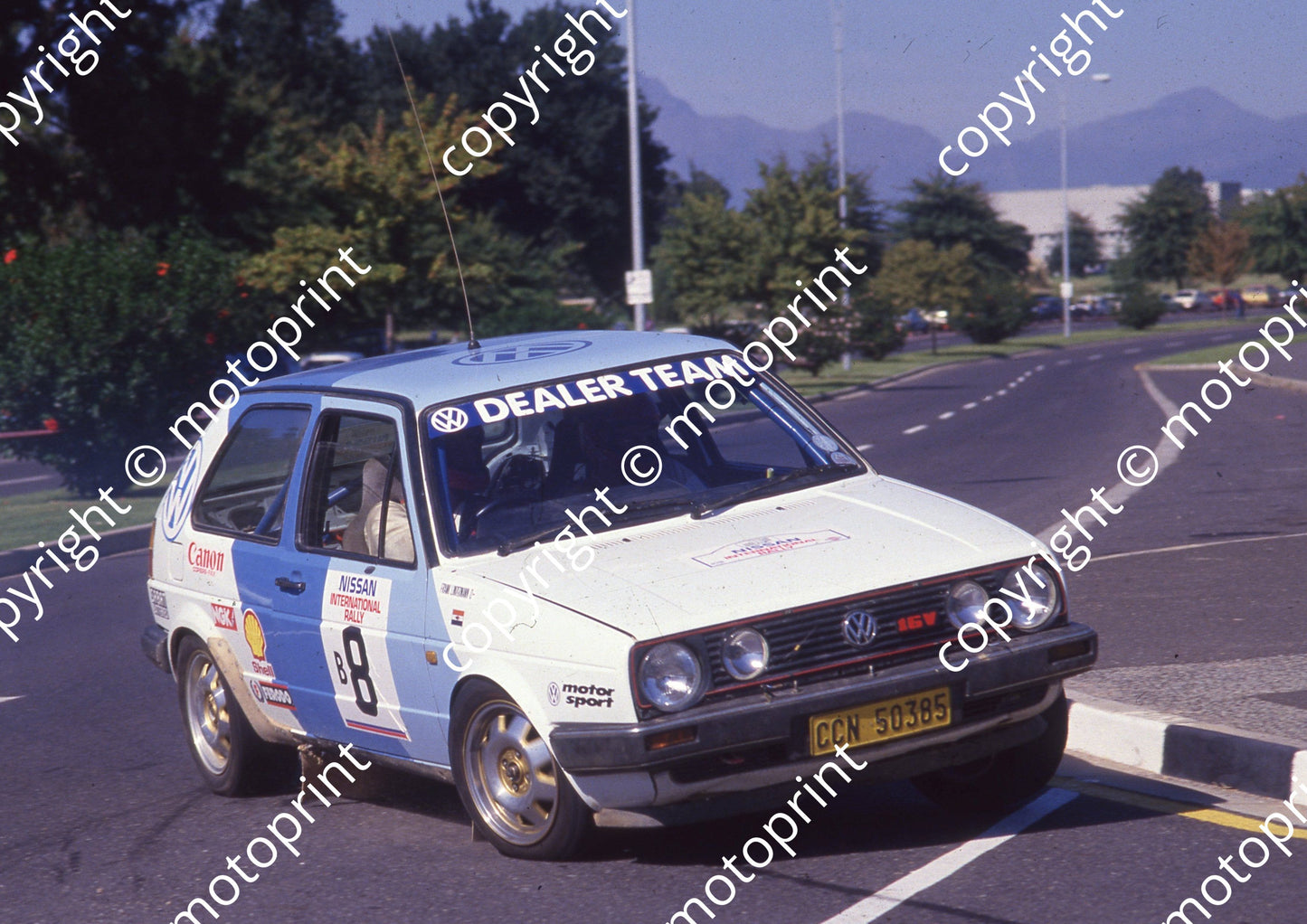 1989 Nissan Intnl Rally 8 Frank Lindemann, Johan Sieling Golf (Colin Watling Photographic) (42)