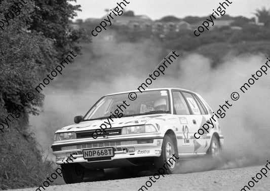 1989 Tour de Valvoline Rally 12 Roelof Fekken, Francois Jordaan Toyota (Colin Watling Photographic) (3)