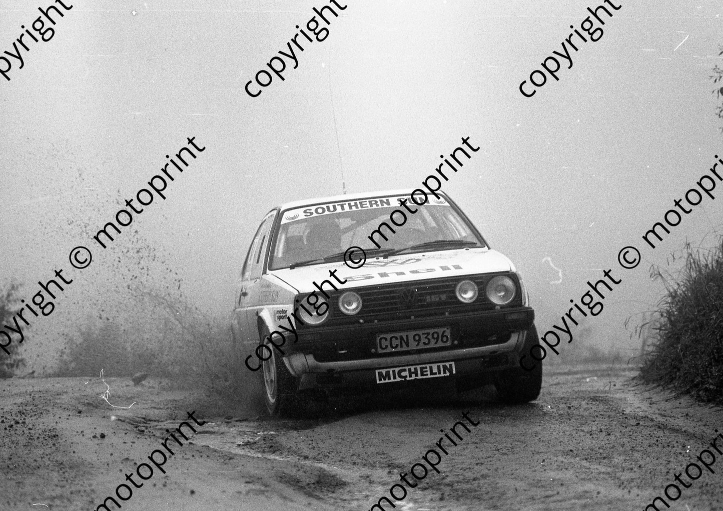 1989 Tour de Valvoline Rally 1 Sarel vd Merwe , Franz Bshoff Golf  (Colin Watling Photographic)194