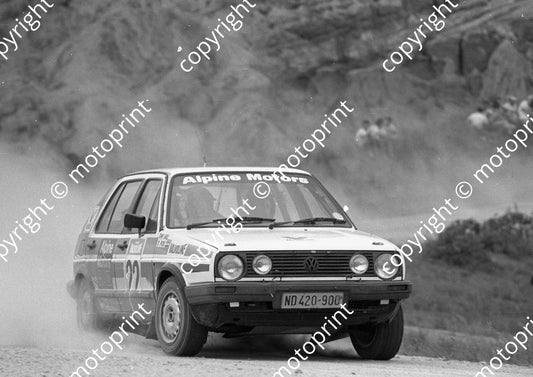 1989 Tour de Valvoline Rally 22 Tony Ball.....GOlf  (Colin Watling Photographic)